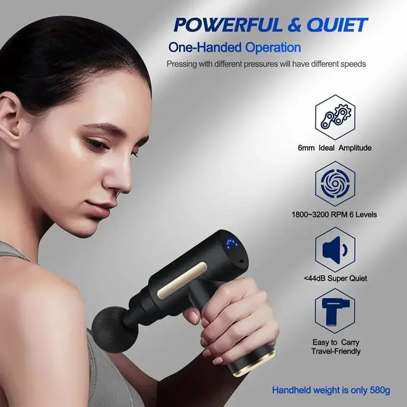 Professional Electric Massage Gun – Muscle Relaxation & Neck Therapy