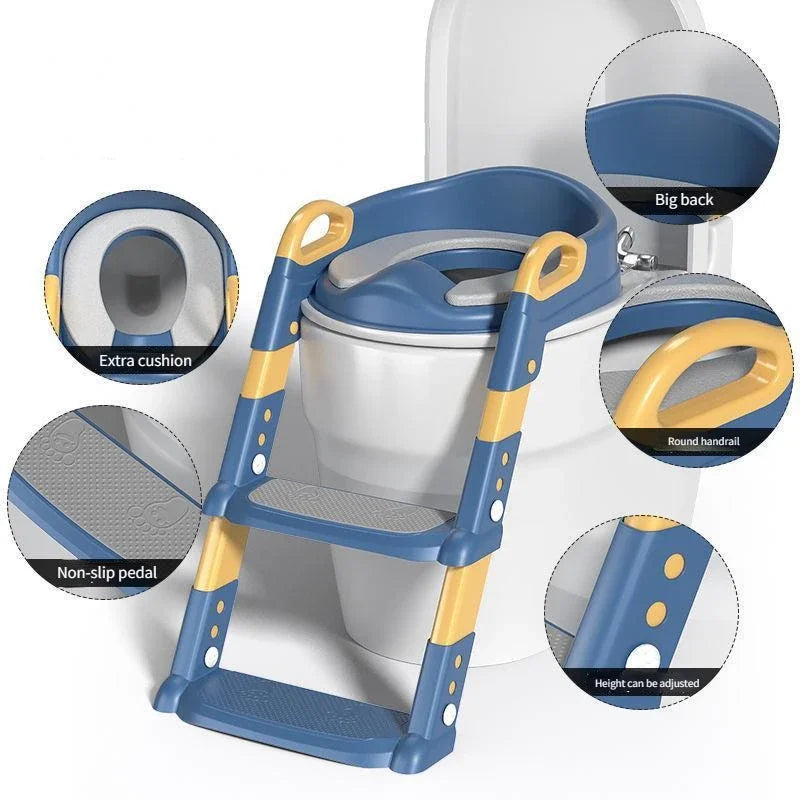 Foldable Kids Toilet Training Step Stool – for Boys & Girls 🚽👶