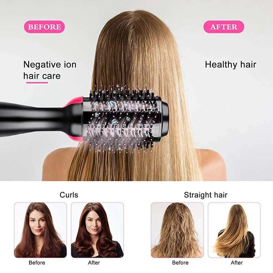 3-in-1 Hair Dryer & Styler Brush