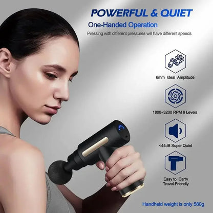 Professional Electric Massage Gun – Muscle Relaxation & Neck Therapy