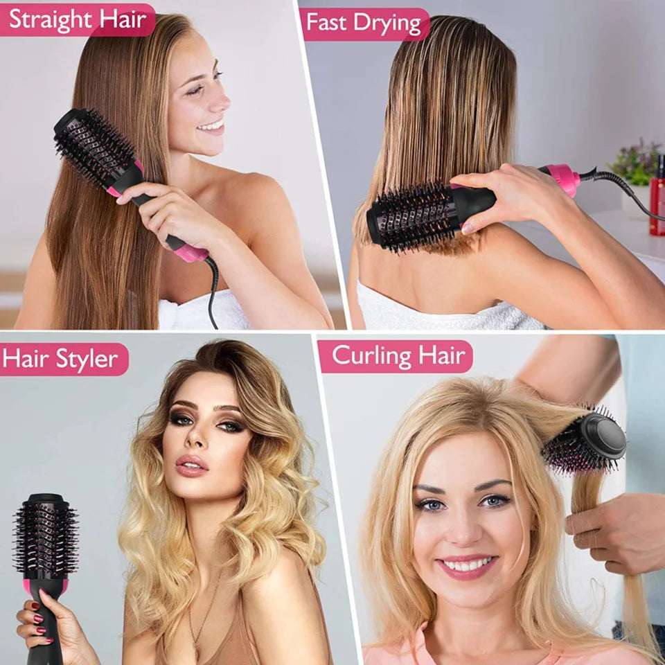 3-in-1 Hair Dryer & Styler Brush