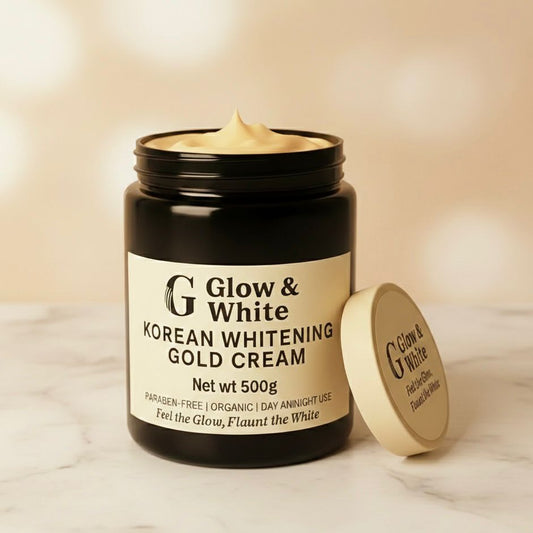GLOW & WHITE KOREAN WHITENING GOLD CREAM (0.5 KG)